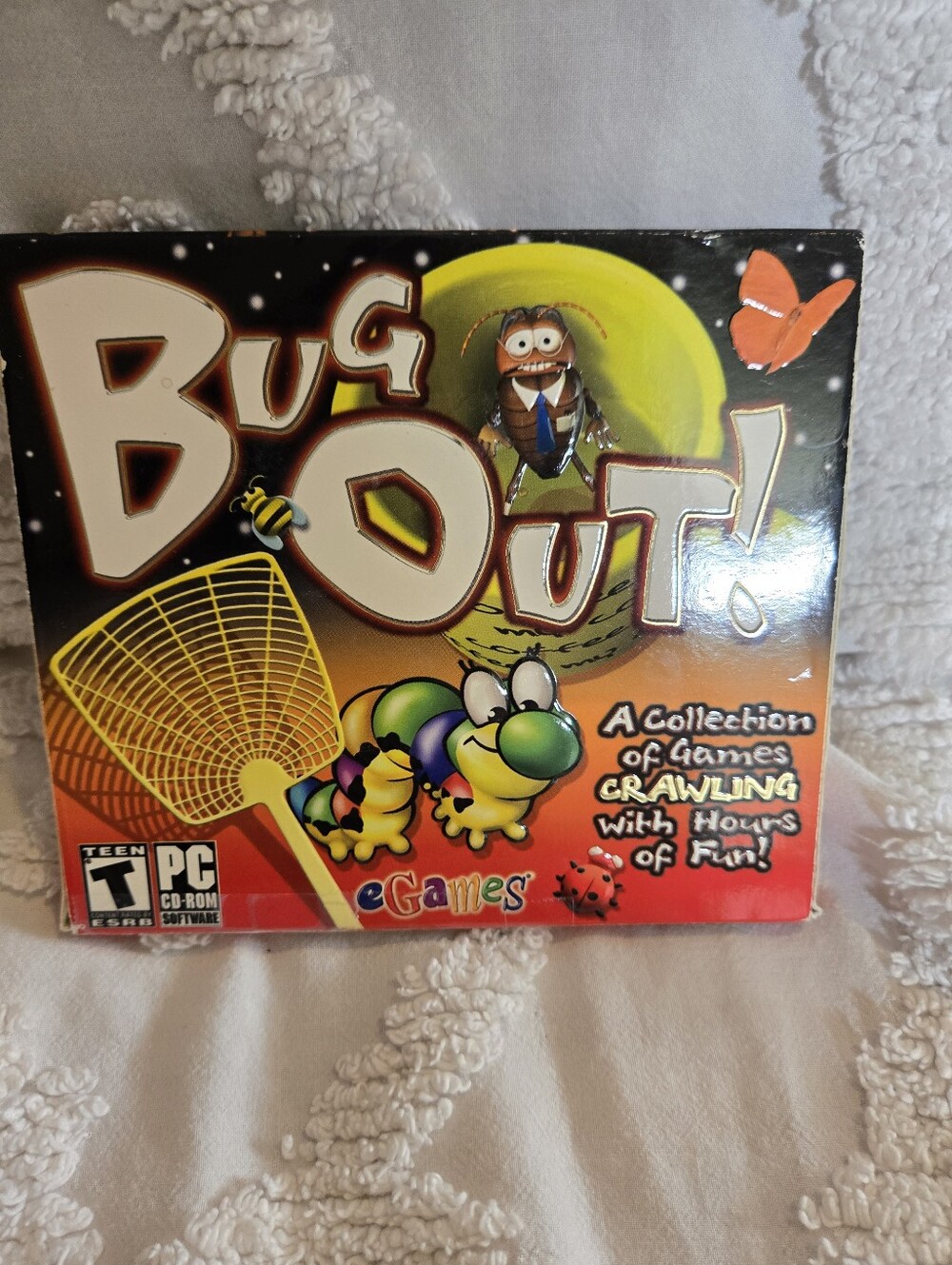 Bug Out! PC Game Box - Colorful Cartoon Cover Nostalgia